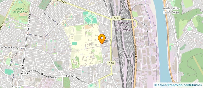 localisation de l'entreprise LE PETIT CHALET  SOTTEVILLE-LES-ROUEN