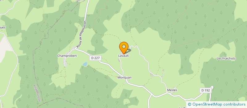 localisation de l'entreprise LE PETIT CHAMP DU MORVAN à LAROCHEMILLAY