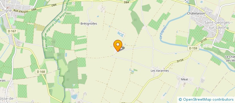 localisation de l'entreprise LE PETIT CHAMP LOIN à DOUE-EN-ANJOU