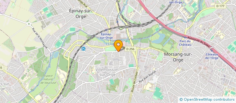 localisation de l'entreprise LE PETIT CHAMPLAN à VILLEMOISSON-SUR-ORGE