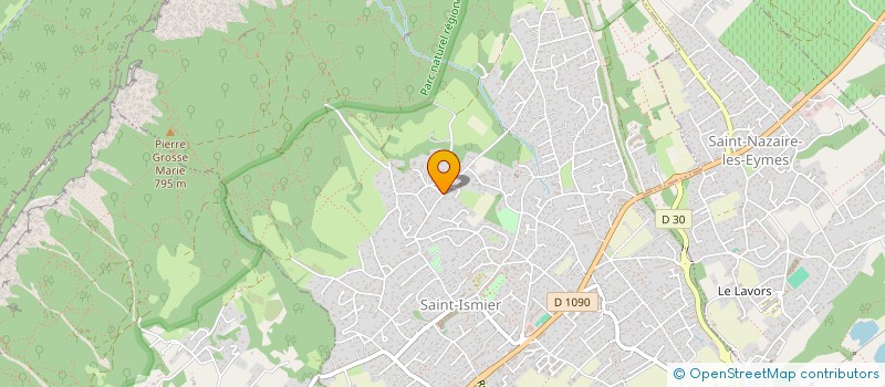 localisation de l'entreprise LE PETIT CHANET à SAINT-ISMIER