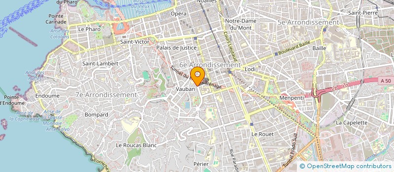 localisation de l'entreprise LE PETIT CHANTIER à MARSEILLE