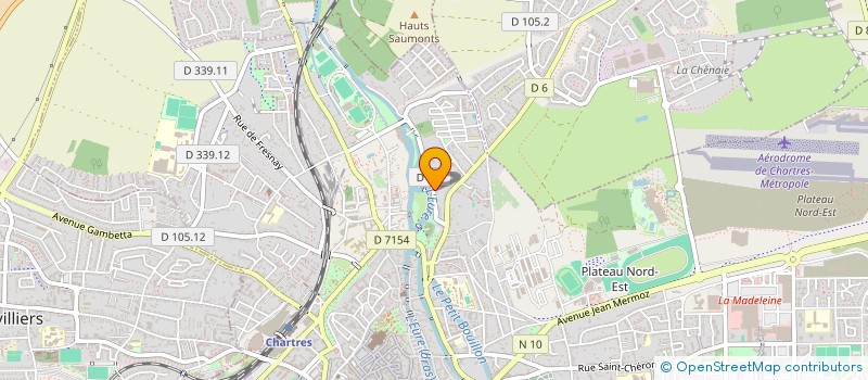 localisation de l'entreprise LE PETIT CHART'TRAIN à CHARTRES