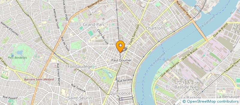 localisation de l'entreprise LE PETIT CHARTRONS à BORDEAUX