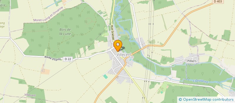 localisation de l'entreprise LE PETIT CHASSEUR à MORET-LOING-ET-ORVANNE