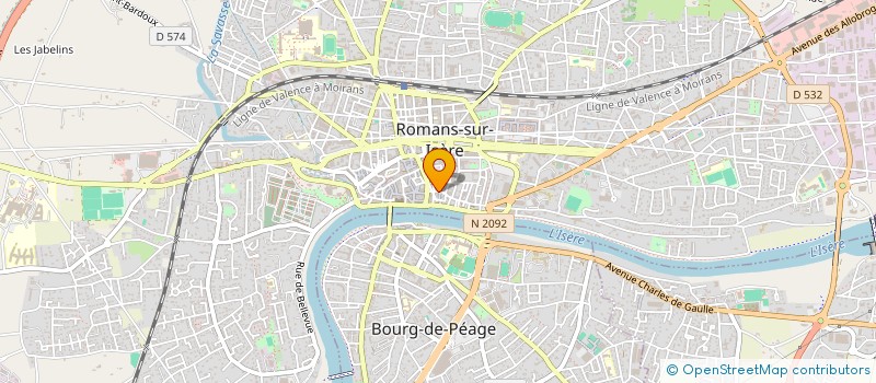 localisation de l'entreprise LE PETIT CHEF à ROMANS-SUR-ISERE
