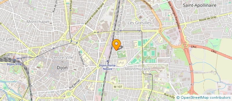 localisation de l'entreprise LE PETIT CHEMIN à DIJON