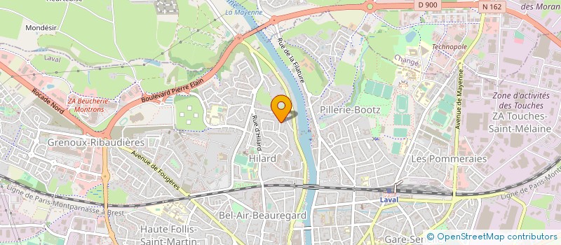 localisation de l'entreprise LE PETIT CHOEUR à LAVAL