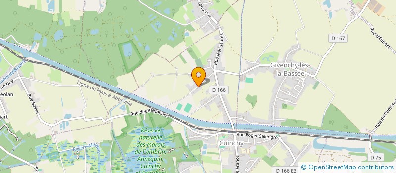 localisation de l'entreprise LE PETIT CLOCHER  CUINCHY