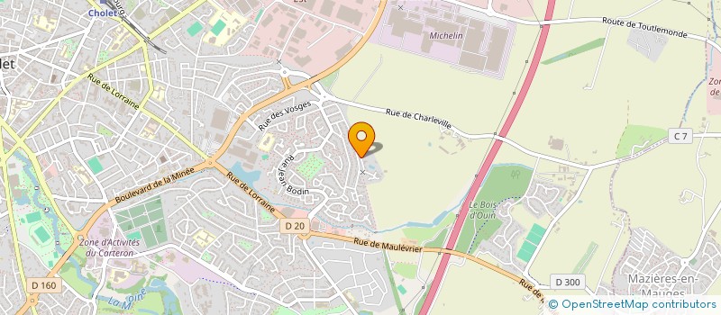 localisation de l'entreprise LE PETIT CLOS à CHOLET
