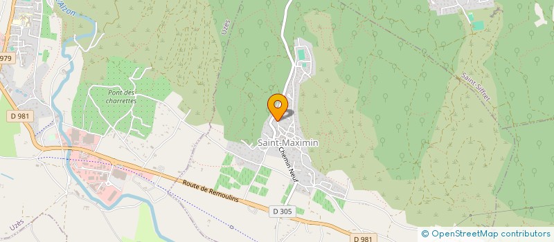 localisation de l'entreprise LE PETIT CLOS  SAINT-MAXIMIN