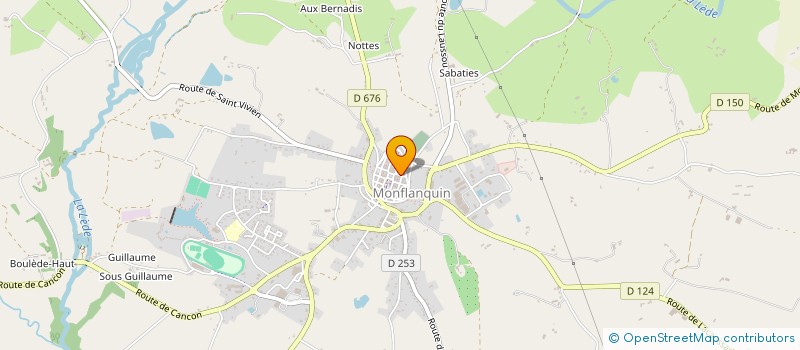 localisation de l'entreprise LE PETIT COIN  MONFLANQUIN