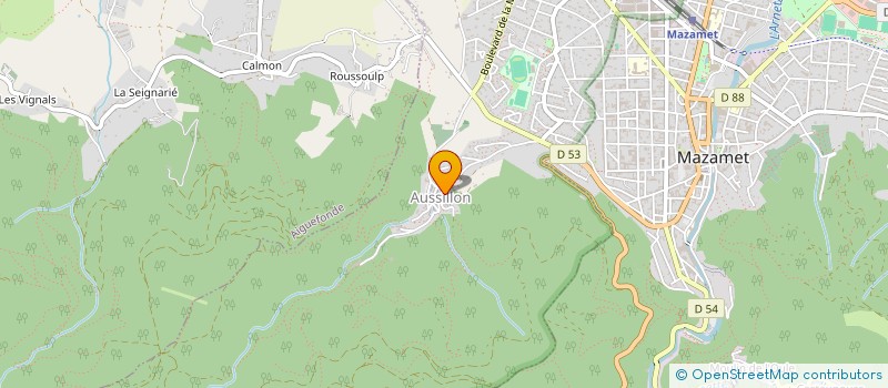 localisation de l'entreprise LE PETIT COLIBRI  AUSSILLON