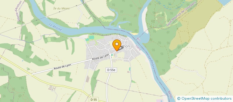 localisation de l'entreprise LE PETIT COMMERCE à ANTHON