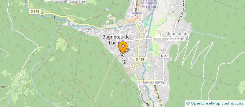 localisation de l'entreprise LE PETIT COMMINGEOIS à BAGNERES-DE-LUCHON
