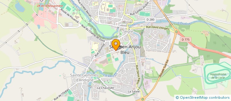localisation de l'entreprise LE PETIT COMPTOIR DE BC à SEGRE-EN-ANJOU BLEU