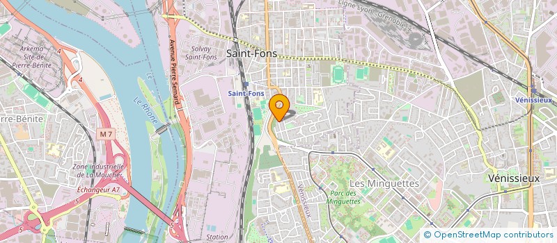 localisation de l'entreprise LE PETIT CONCERT MECANIQUE (LCPM)  SAINT-FONS