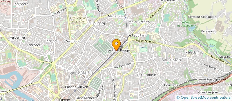 localisation de l'entreprise LE PETIT CONSERVATOIRE DE BREST  BREST