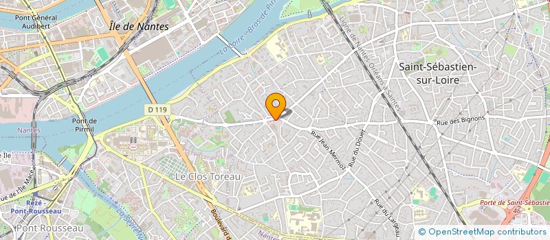 localisation de l'entreprise LE PETIT CORDONNIER  SAINT-SEBASTIEN-SUR-LOIRE