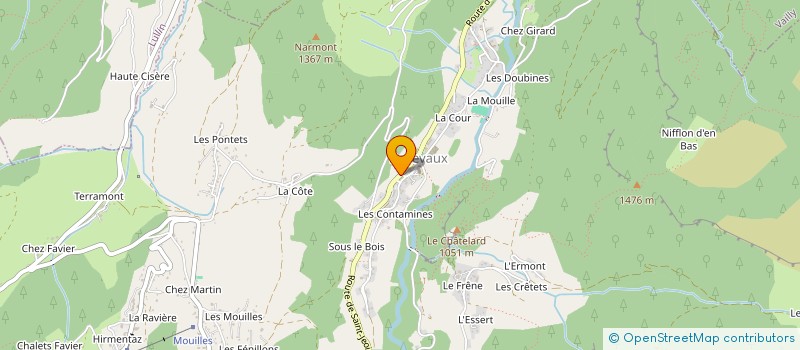 localisation de l'entreprise LE PETIT CORDONNIER  BELLEVAUX