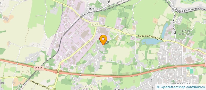 localisation de l'entreprise LE PETIT COSY 44  SAINT-NAZAIRE