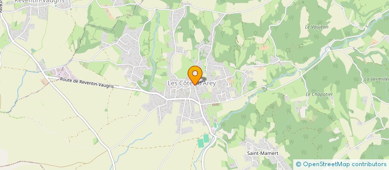 localisation de l'entreprise LE PETIT COTARIN  LES COTES-D'AREY