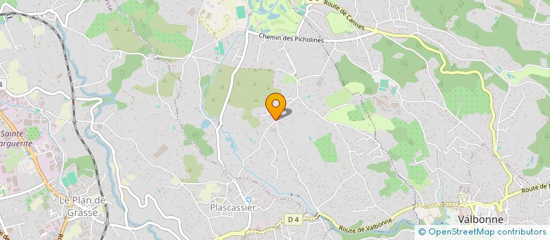 localisation de l'entreprise LE PETIT COTON à CHATEAUNEUF-GRASSE