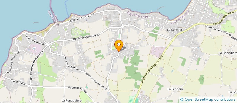 localisation de l'entreprise LE PETIT COTTAGE  LA PLAINE-SUR-MER