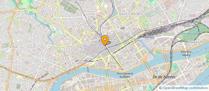 localisation de l'entreprise LE PETIT CREBILLON  NANTES