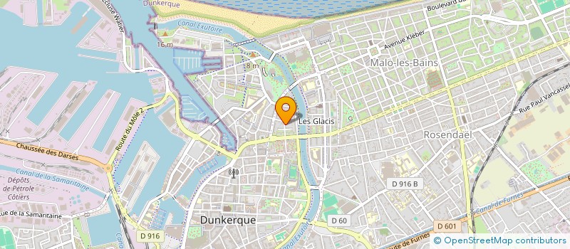localisation de l'entreprise LE PETIT CREUX à DUNKERQUE