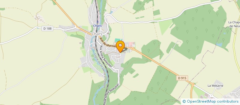 localisation de l'entreprise LE PETIT CREUX  CHARS