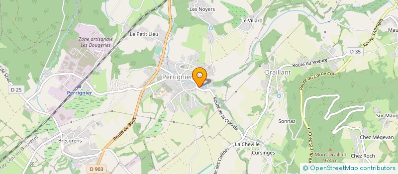 localisation de l'entreprise LE PETIT CUISINISTE à PERRIGNIER