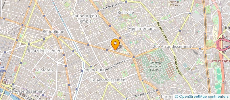 localisation de l'entreprise LE PETIT D HOMME à PARIS