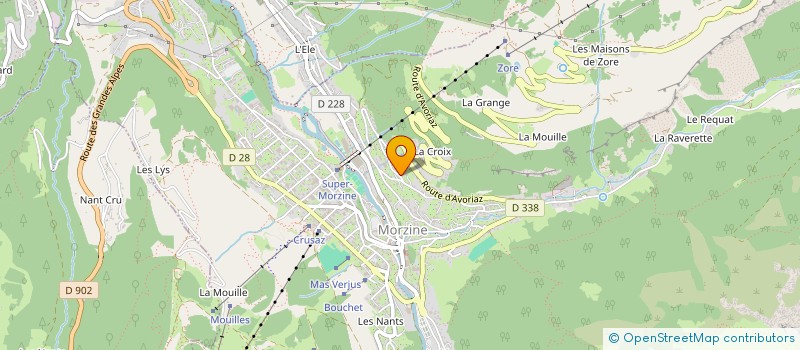 localisation de l'entreprise LE PETIT DAHU à MORZINE