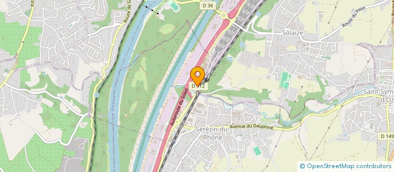 localisation de l'entreprise LE PETIT DAVID  SEREZIN-DU-RHONE