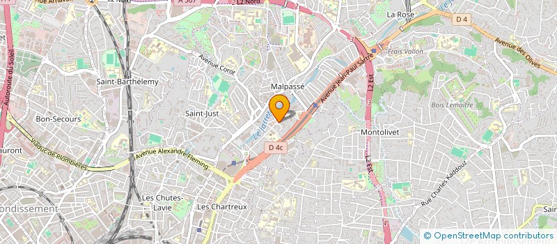 localisation de l'entreprise LE PETIT DAVIN à MARSEILLE