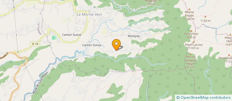 localisation de l'entreprise LE PETIT DETOUR  LE MORNE-VERT