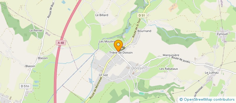 localisation de l'entreprise LE PETIT DOISSIN à DOISSIN