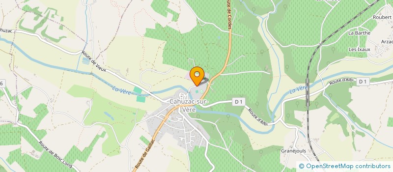 localisation de l'entreprise LE PETIT DOMAINE  CAHUZAC-SUR-VERE