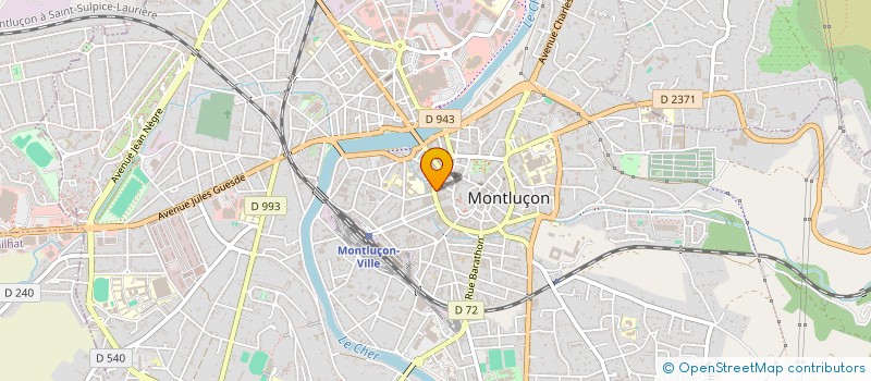 localisation de l'entreprise LE PETIT DRESSING à MONTLUCON