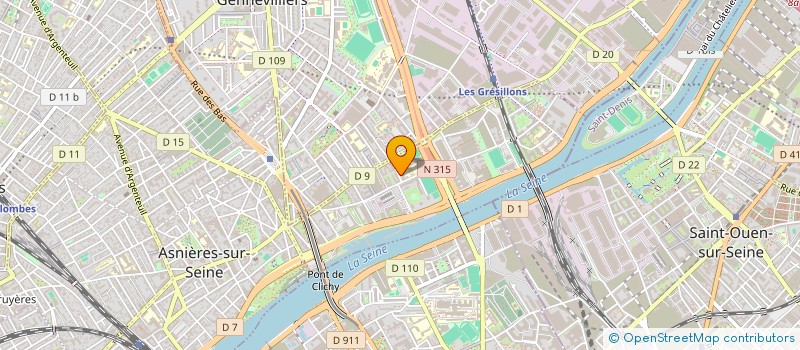 localisation de l'entreprise LE PETIT ECHIQUIER à ASNIERES-SUR-SEINE