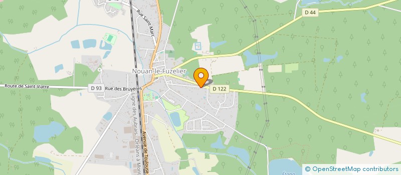 localisation de l'entreprise LE PETIT ECUREUIL  NOUAN-LE-FUZELIER