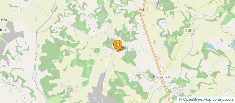 localisation de l'entreprise LE PETIT EXPLOITANT  SAINT-AUBIN-DE-LANQUAIS