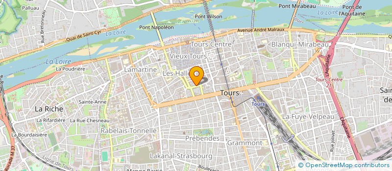 localisation de l'entreprise LE PETIT FAUCHEUX  TOURS