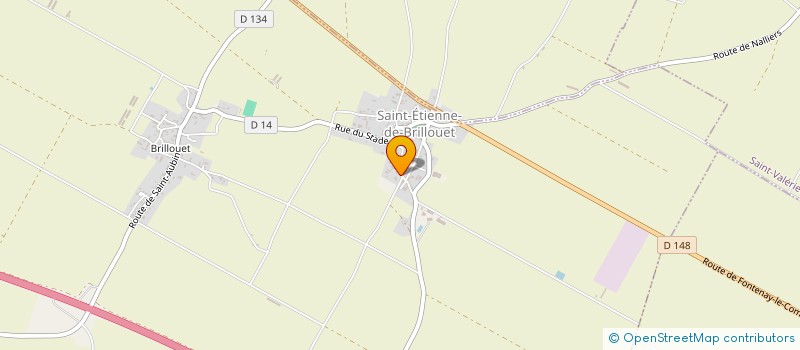 localisation de l'entreprise LE PETIT FIEF à SAINT-ETIENNE-DE-BRILLOUET