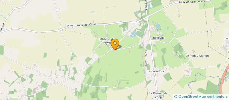 localisation de l'entreprise LE PETIT FIEF à SALLERTAINE