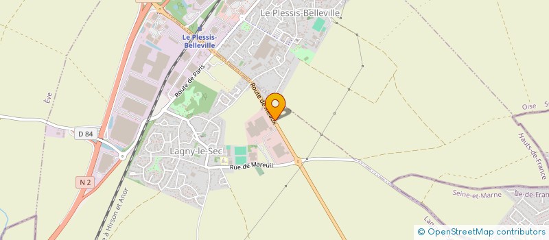 localisation de l'entreprise LE PETIT FIGUIER  LAGNY-LE-SEC