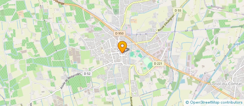 localisation de l'entreprise LE PETIT FLEURISTE à SARRIANS