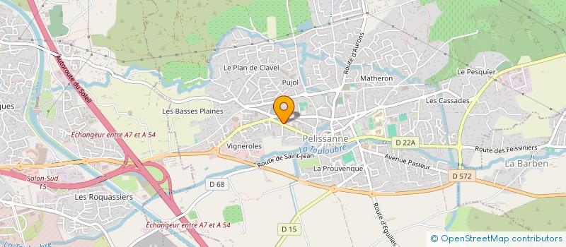 localisation de l'entreprise LE PETIT FOCH  PELISSANNE