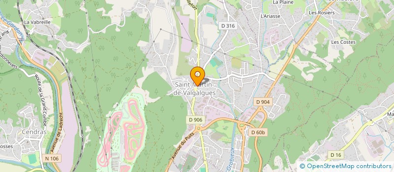 localisation de l'entreprise LE PETIT FOUR  SAINT-MARTIN-DE-VALGALGUES